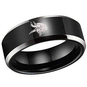 Minnesota Vikings Stainless Steel Band Ring